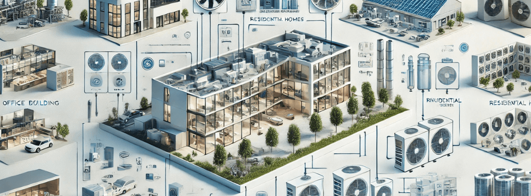 List of areas where hvac system can be deployed